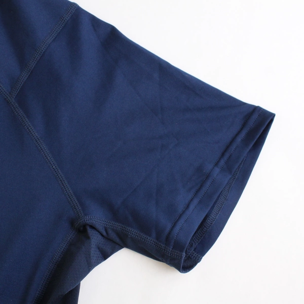 Niksa Women's Small Blue Dri-Fit Short Sleeve Athletic Shirt Activewear Top