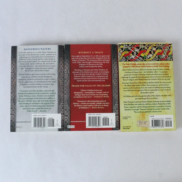 Lot of 3 Peter Tremayne Mystery of Ancient Ireland Books 6, 7, 8