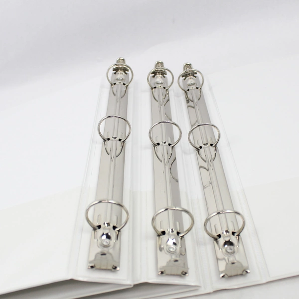 Set of 3 Universal Economy 1" Three Ring View Binders Solid White