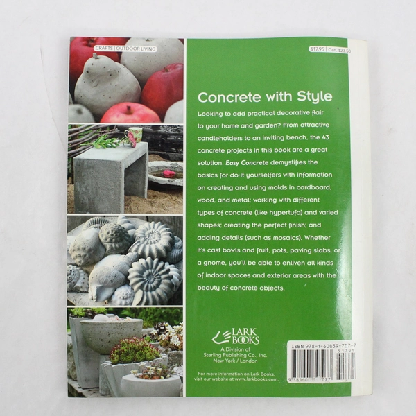 Easy Concrete DIY Projects Home and Garden by Malena Skote 2010 Paperback