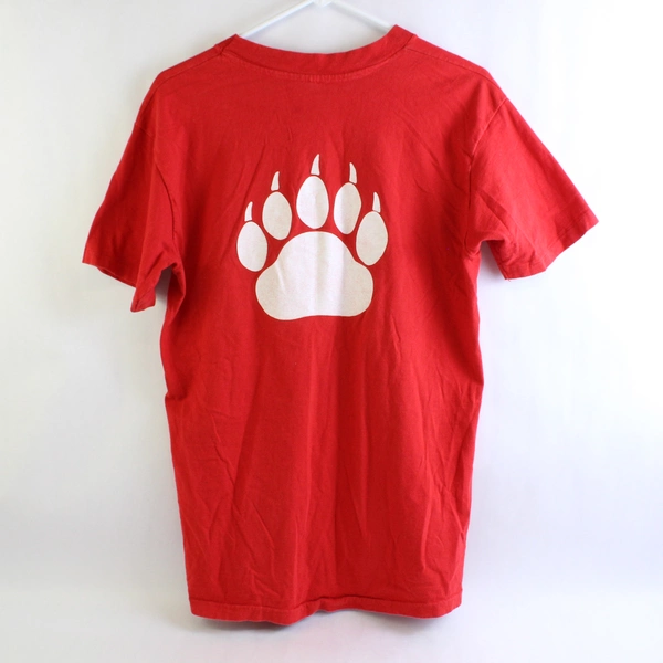 Hanes Unisex Large Red McMinnville Grizzles Graphic T-Shirt Men's Shirt