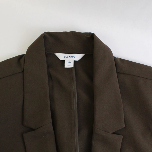 Old Navy Men's Large Tall Brown Long Sleeve Blazer Jacket