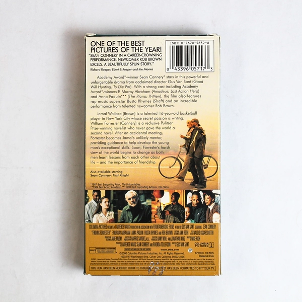 Finding Forrester VHS 2001 Columbia Pictures