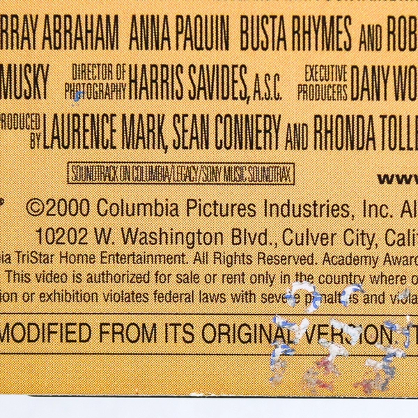 Finding Forrester VHS 2001 Columbia Pictures