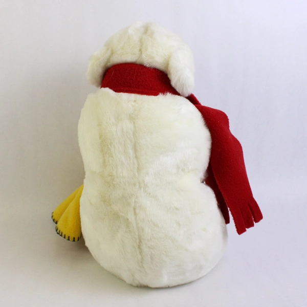 Vintage 1997 Malden Mills Dakotah Polar Bear with Fleece Blanket 14"