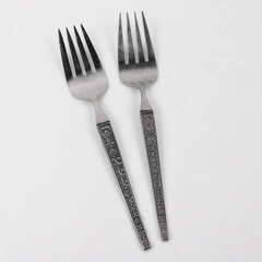 Lot Of 2 Riviera Cordova Stainless Steel Japan Flatware Serving Forks