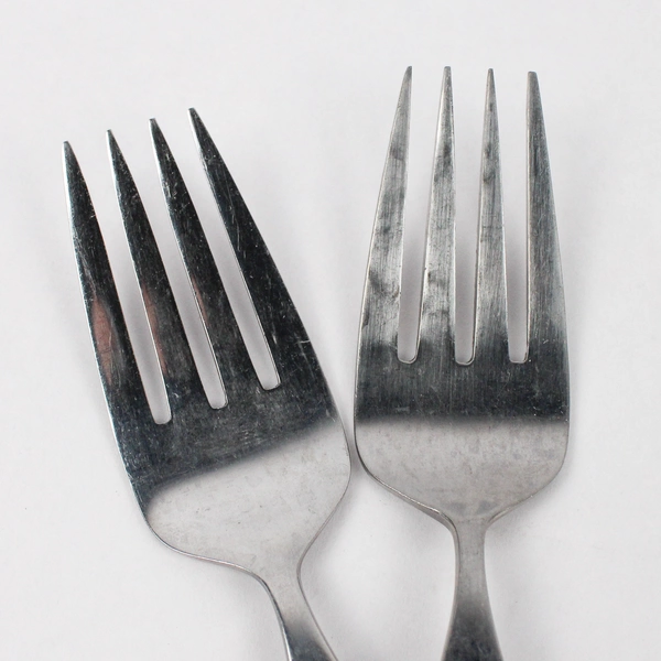 Lot Of 2 Riviera Cordova Stainless Steel Japan Flatware Serving Forks