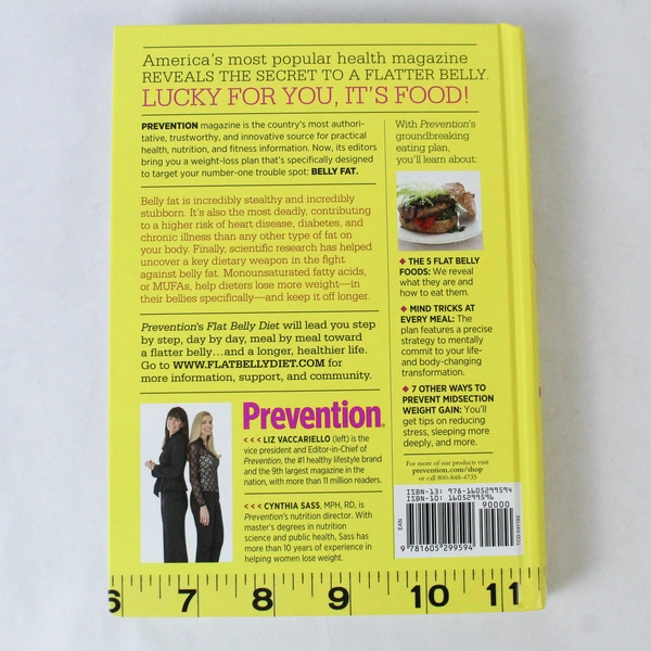 Flat Belly Diet by Liz Vaccariello Hardcover 2008 - Good Condition