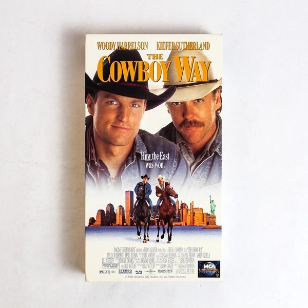 The Cowboy Way Starring Woody Harrelson VHS 1994 PG 13