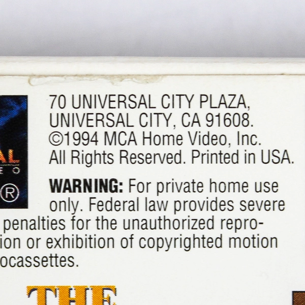 The Cowboy Way Starring Woody Harrelson VHS 1994 PG 13