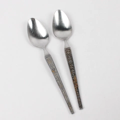 Lot Of 2 Riviera Cordova Stainless Steel Japan Flatware Oval Place Soup Spoon