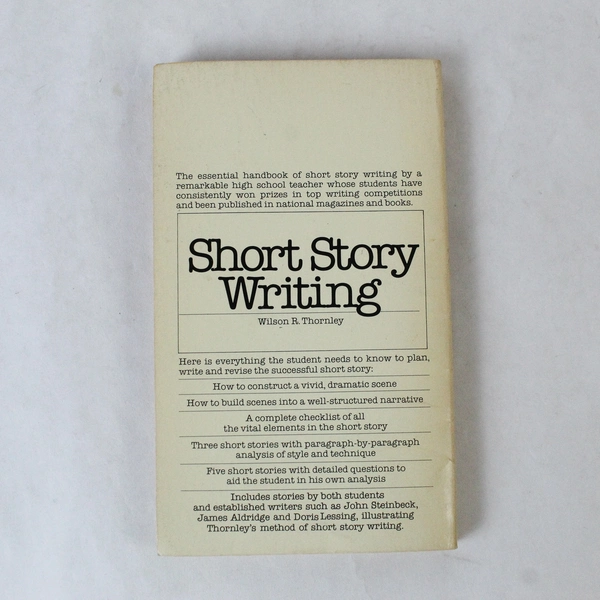 Short Story Writing by Wilson A. Thornley 1976 Bantam Books Paperback