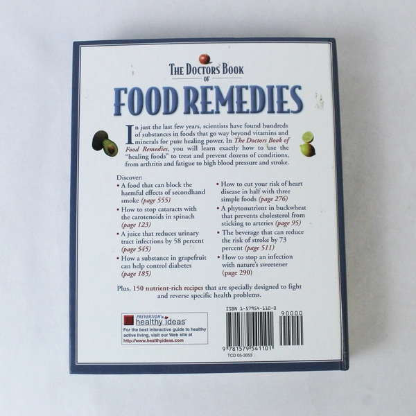 The Doctors Book of Food Remedies by Selene Yeager 1998 Hardcover