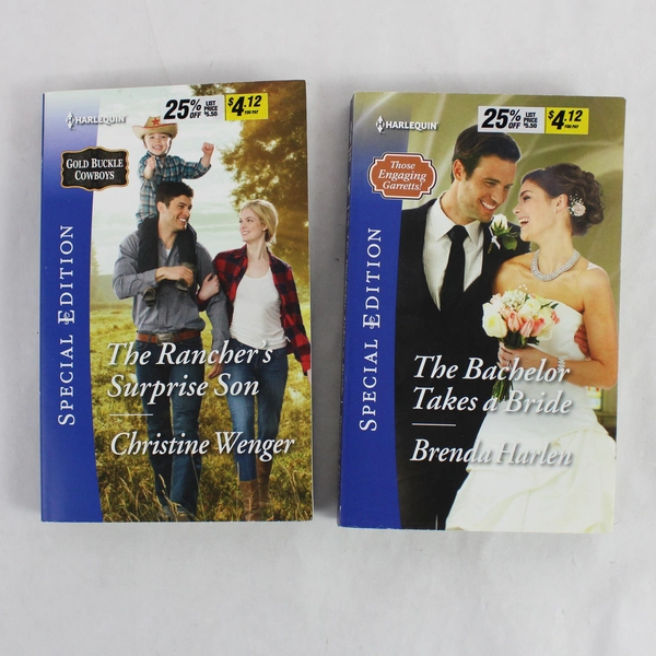 Lot of 2 Harlequin Special Addition Novels Brenda Harlen & Christine Wenger 2015