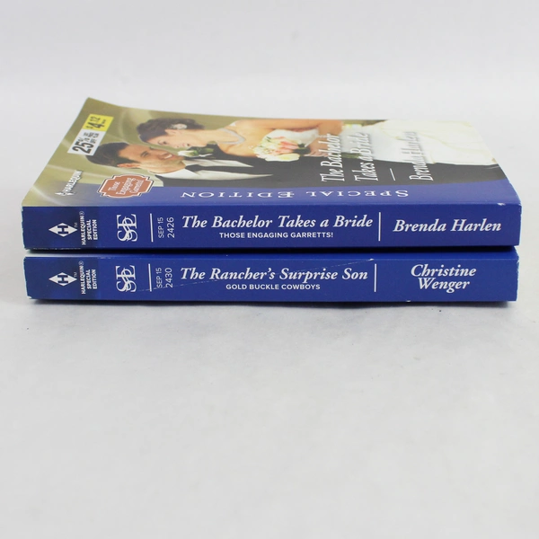 Lot of 2 Harlequin Special Addition Novels Brenda Harlen & Christine Wenger 2015