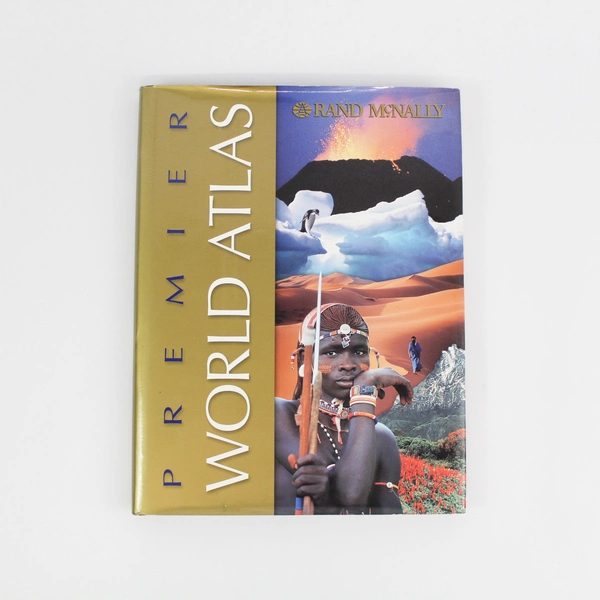 Rand McNally Premier World Atlas 2001 Hardcover with Dust Jacket Pre-Owned