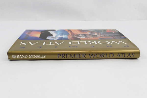 Rand McNally Premier World Atlas 2001 Hardcover with Dust Jacket Pre-Owned