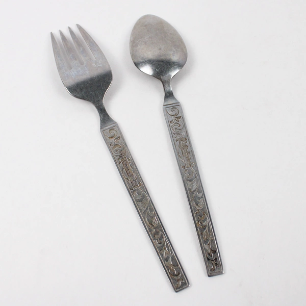 Lot Of 2 Riviera Monterey Stainless Steel Japan Flatware Serving Fork & Spoon