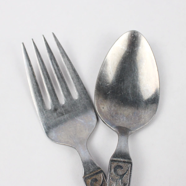 Lot Of 2 Riviera Monterey Stainless Steel Japan Flatware Serving Fork & Spoon