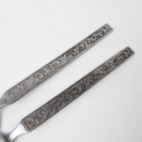 Lot Of 2 Riviera Monterey Stainless Steel Japan Flatware Serving Fork & Spoon