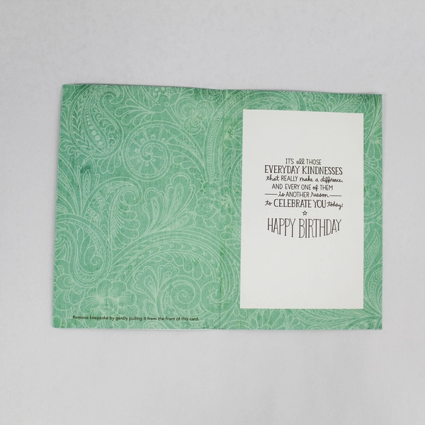 Hallmark 3D Wood Welcoming Spirit Birthday Card with Envelope 8.25"x6"