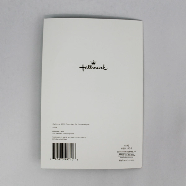 Hallmark 3D Wood Welcoming Spirit Birthday Card with Envelope 8.25"x6"