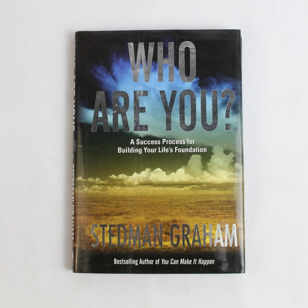 Who Are You? by Stedman Graham 2005 Signed Hay House Hardcover