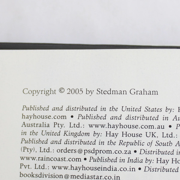 Who Are You? by Stedman Graham 2005 Signed Hay House Hardcover