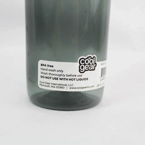 Cool Gear 28 oz. Black Water Bottle Tumbler with Spout Lid - Good Condition