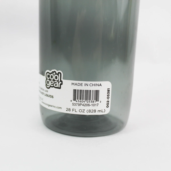 Cool Gear 28 oz. Black Water Bottle Tumbler with Spout Lid - Good Condition