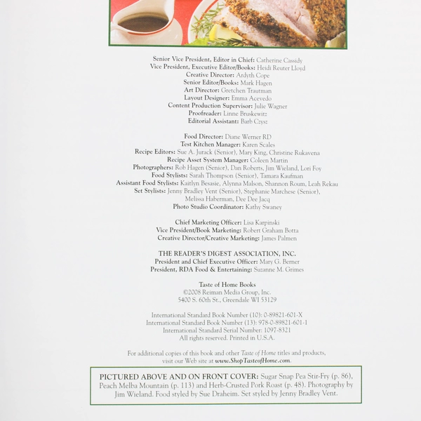 The Best of Country Cooking, 2008 by Catherine Cassidy Hardcover