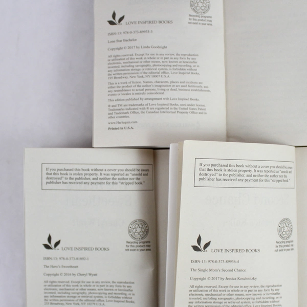 Lot of 6 Love Inspired Inspirational Romance Novels 2016 2017 Larger Print PB