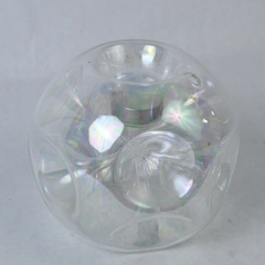 Vintage Bubble Shaped Tealight or Votive Candle Holder With Cone Shaped Indents