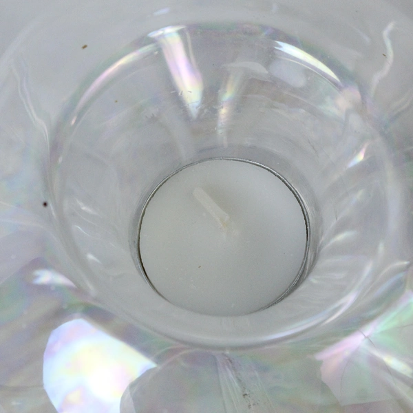 Vintage Bubble Shaped Tealight or Votive Candle Holder With Cone Shaped Indents