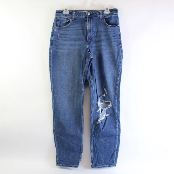 Abercrombie & Fitch Women's Blue Jeans Size 30 / 10XL Curve Love High Rise Mom