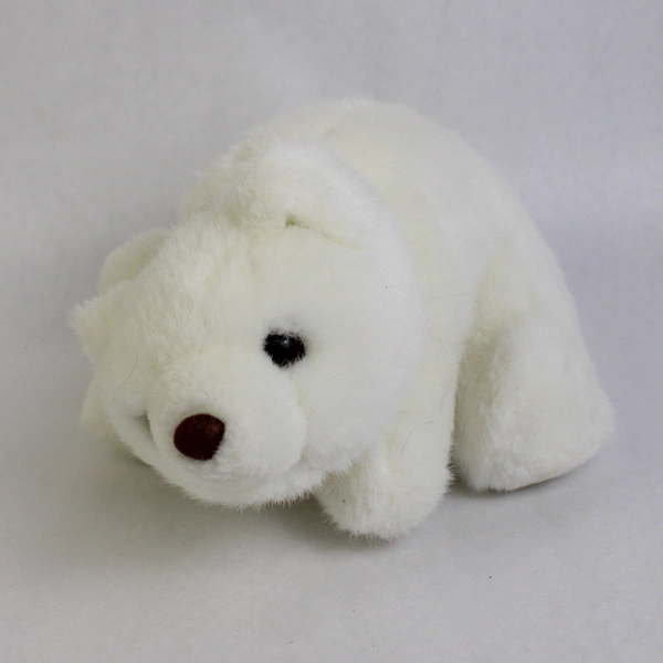 Lot of 5 White Polar Bear Stuffed Animals Varied Sizes