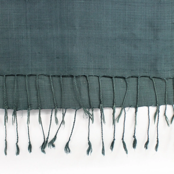 Multicolor Patterned Table Runner With Tassels 17" x 73"