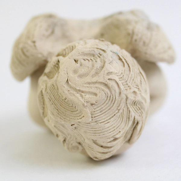 Goose Creek 1995 Angel Baby Cherub Clay Figurine