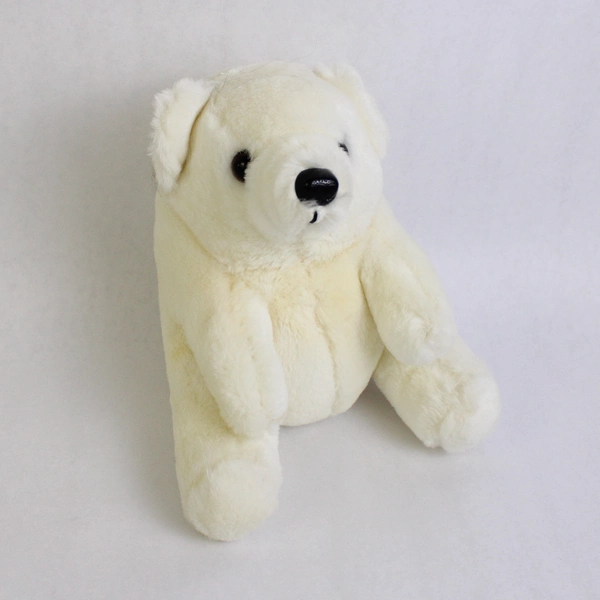 Lot of 6 White Polar Bear Stuffed Animals Varied Sizes