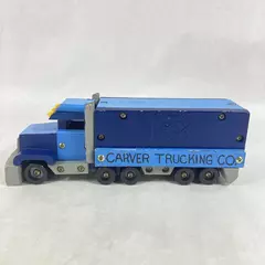 Home Depot Handmade And Hand Painted Wooden Semi Truck Toy Blue