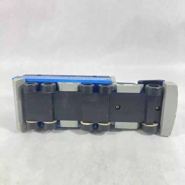 Home Depot Handmade And Hand Painted Wooden Semi Truck Toy Blue