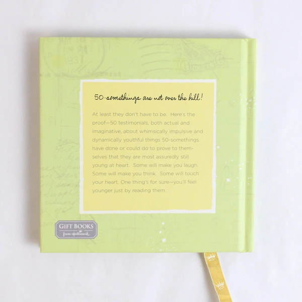 50/50 Fifty Fun Things to Do in Your Fifties 2006 Hallmark Hardcover