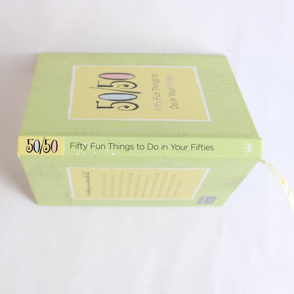 50/50 Fifty Fun Things to Do in Your Fifties 2006 Hallmark Hardcover