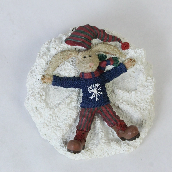 1998 Papel Windsor Hares "Snow Day" Figurine with COA & Box - Collectible Decor