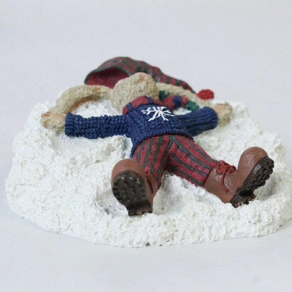 1998 Papel Windsor Hares "Snow Day" Figurine with COA & Box - Collectible Decor