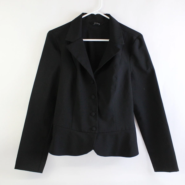 Speechless Black Blazer Jacket Suit Coat Stylish Outerwear Women's Size S/M