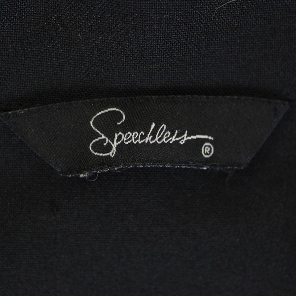 Speechless Black Blazer Jacket Suit Coat Stylish Outerwear Women's Size S/M