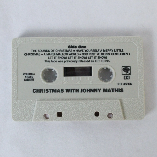 Johnny Mathis Christmas Cassette Columbia Records - Good Condition, As-Is