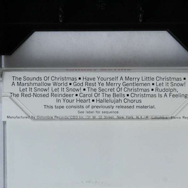 Johnny Mathis Christmas Cassette Columbia Records - Good Condition, As-Is