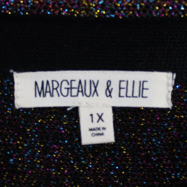 Margeaux & Ellie Glittery Long-Sleeved Sweater Women's Size 1X